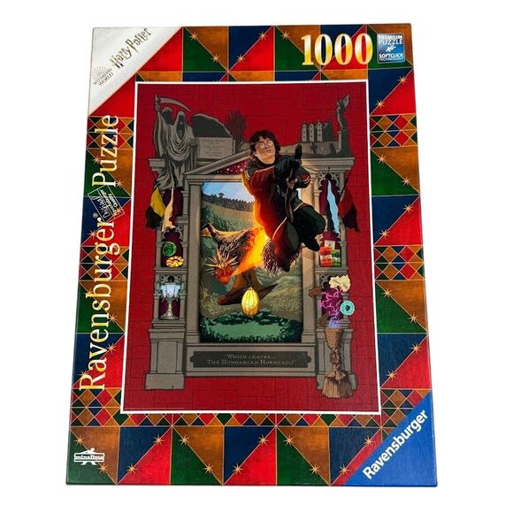 Ravensburger Harry Potter 1000 Piece Puzzle "Hungarian Horntail" No. 165186 - Picture 1 of 4